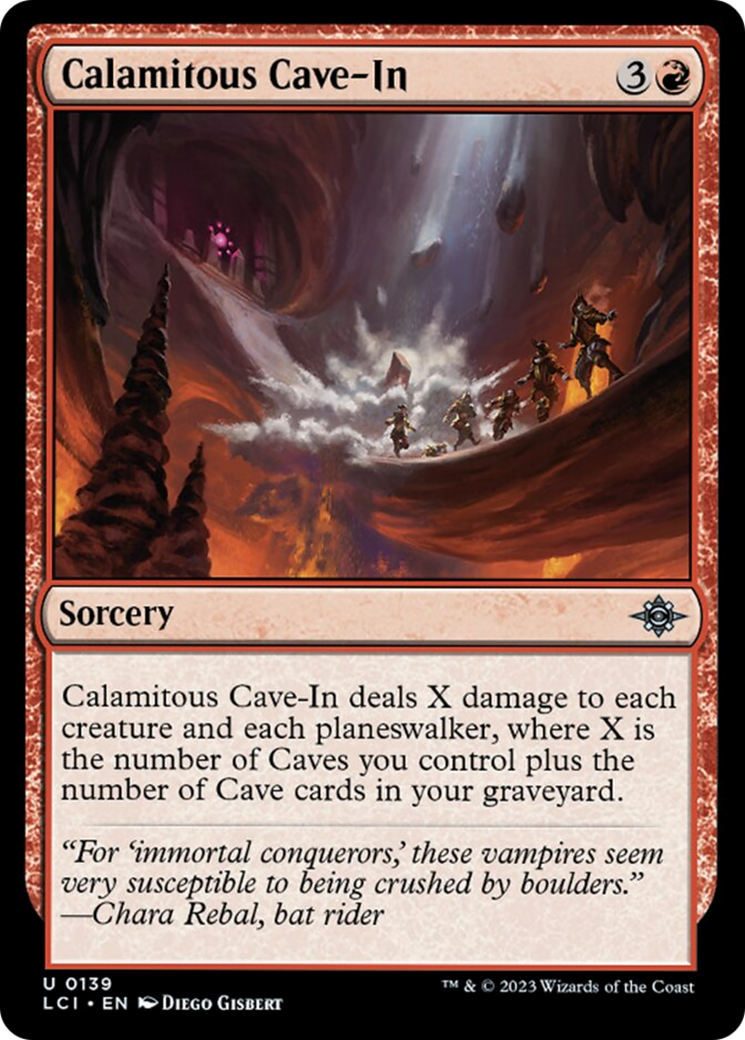 Calamitous Cave-In [The Lost Caverns of Ixalan] | Gamer Loot