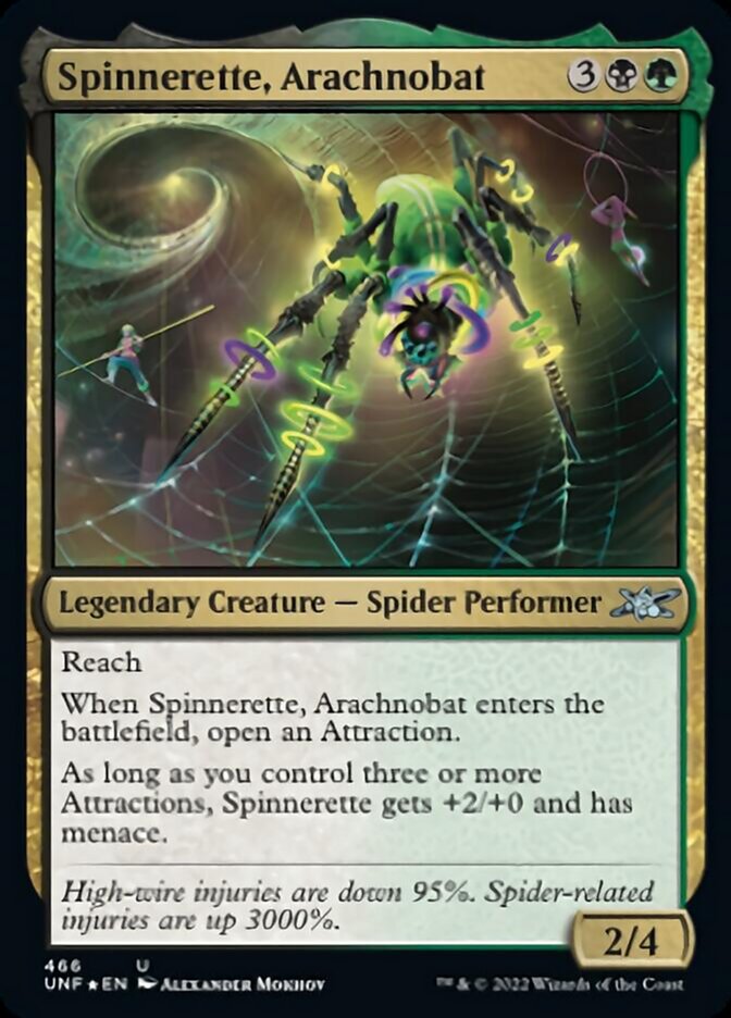 Spinnerette, Arachnobat (Galaxy Foil) [Unfinity] | Gamer Loot