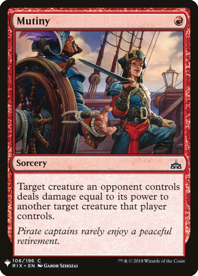 Mutiny [Mystery Booster] | Gamer Loot