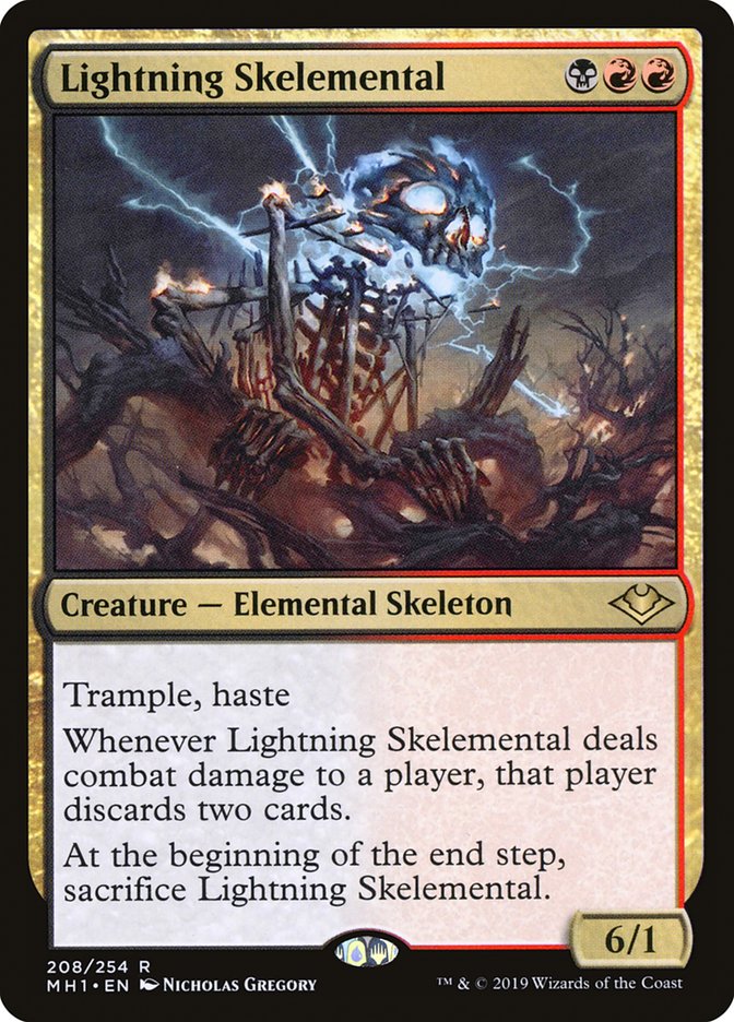 Lightning Skelemental [Modern Horizons] | Gamer Loot