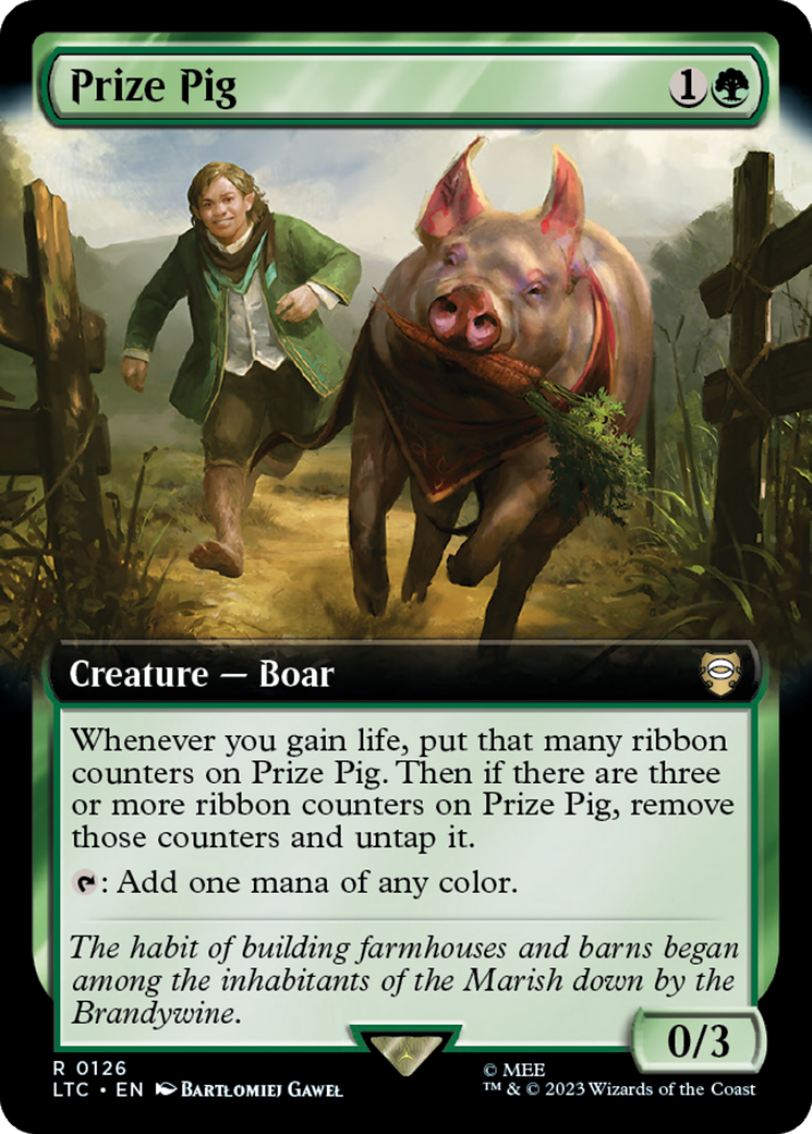 Prize Pig (Extended Art) [The Lord of the Rings: Tales of Middle-Earth Commander] | Gamer Loot