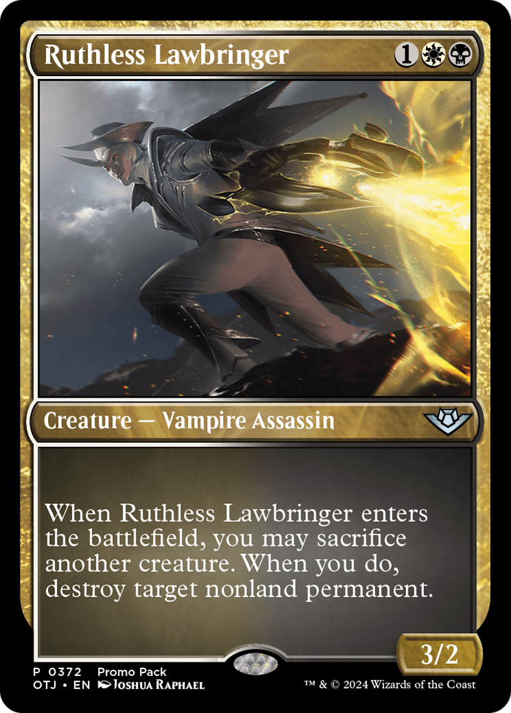 Ruthless Lawbringer (Promo Pack) [Outlaws of Thunder Junction Promos] | Gamer Loot