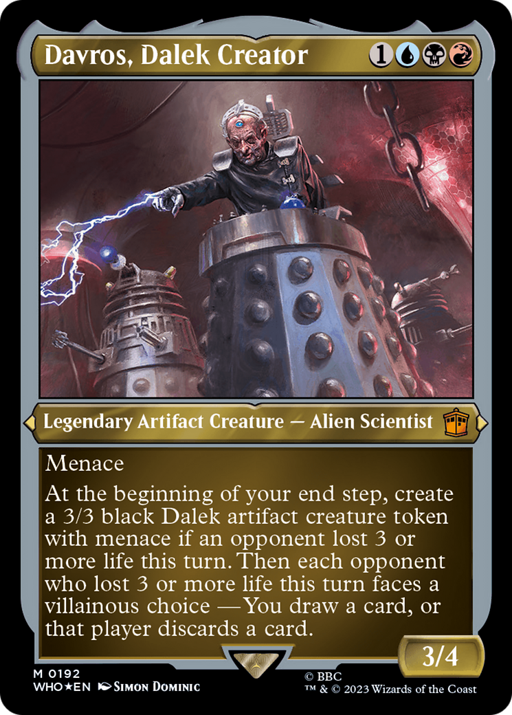 Davros, Dalek Creator (Display Commander) - Thick Stock [Doctor Who] | Gamer Loot