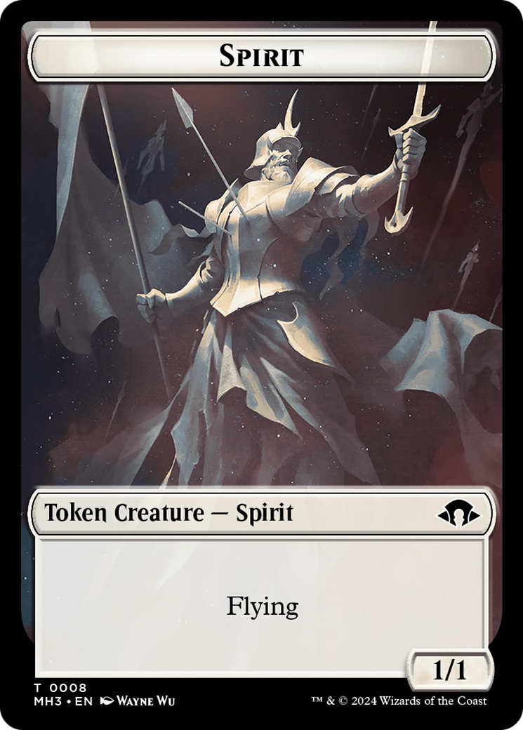 Spirit Token (0008) [Modern Horizons 3 Tokens] | Gamer Loot