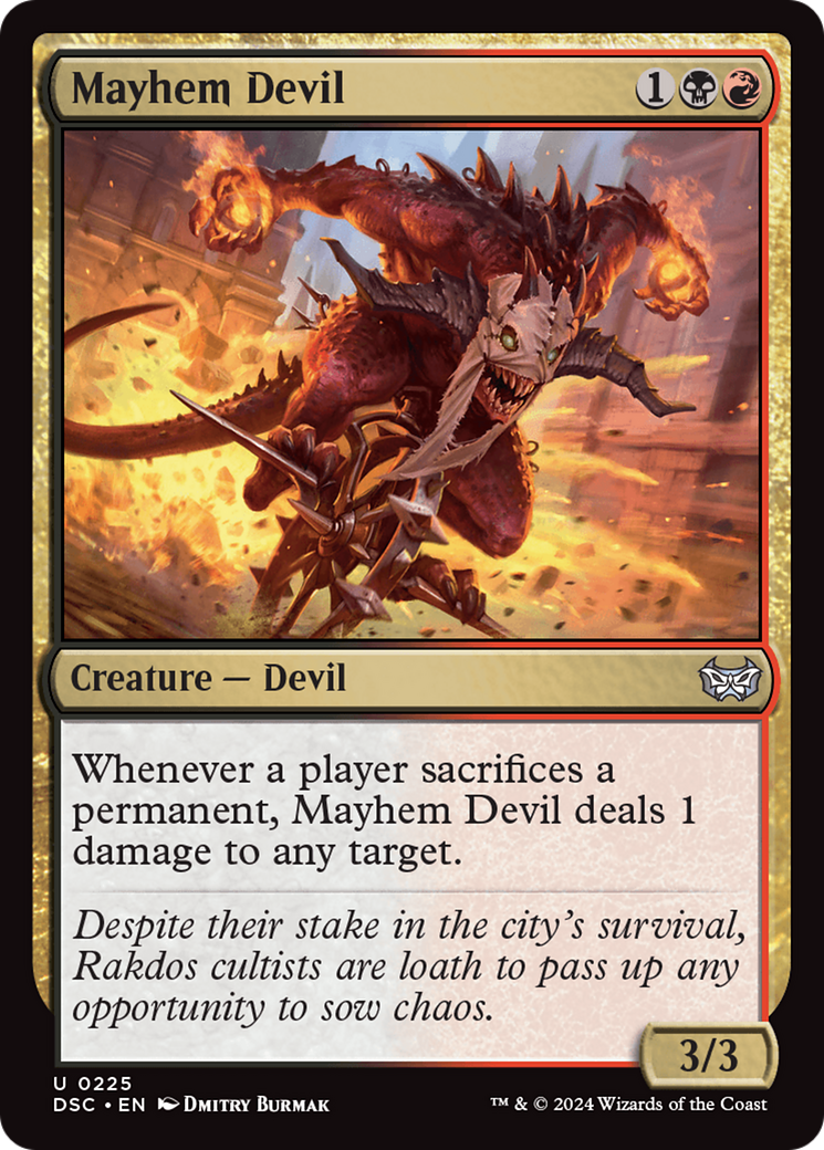 Mayhem Devil [Duskmourn: House of Horror Commander] | Gamer Loot