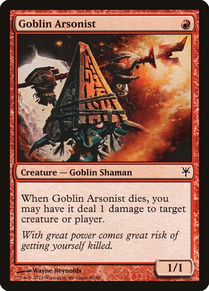 Goblin Arsonist [Duel Decks: Sorin vs. Tibalt] | Gamer Loot