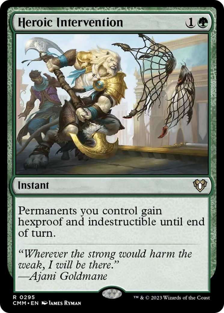 Heroic Intervention [Commander Masters] | Gamer Loot