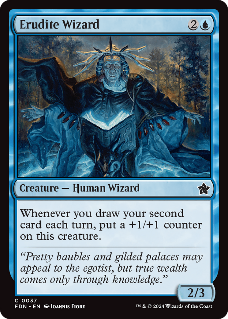 Erudite Wizard [Foundations] | Gamer Loot