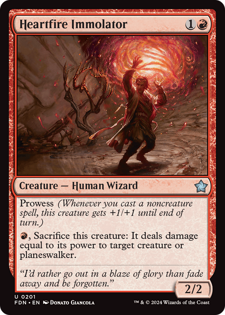 Heartfire Immolator [Foundations] | Gamer Loot