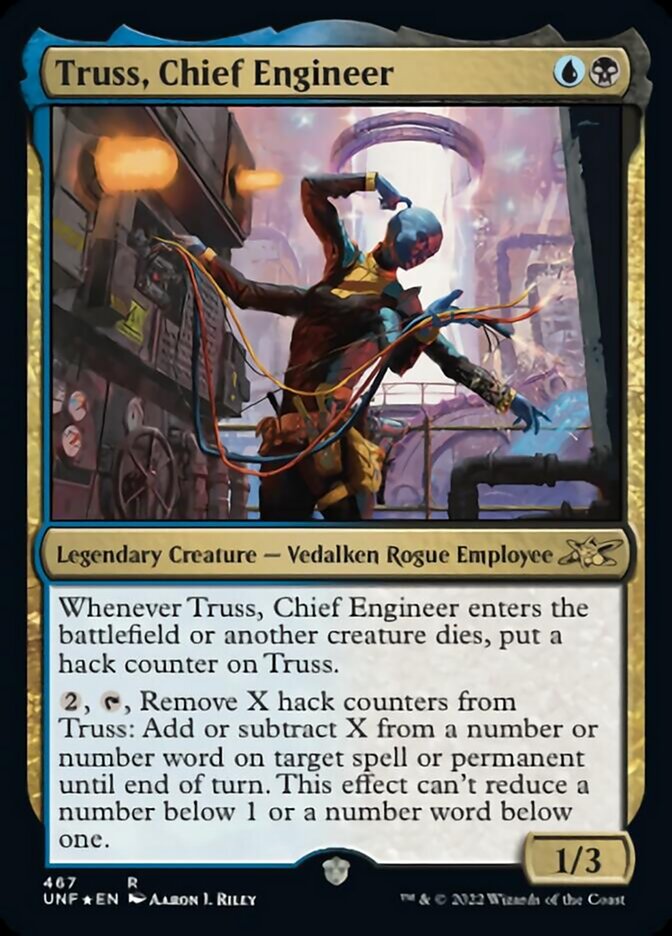 Truss, Chief Engineer (Galaxy Foil) [Unfinity] | Gamer Loot