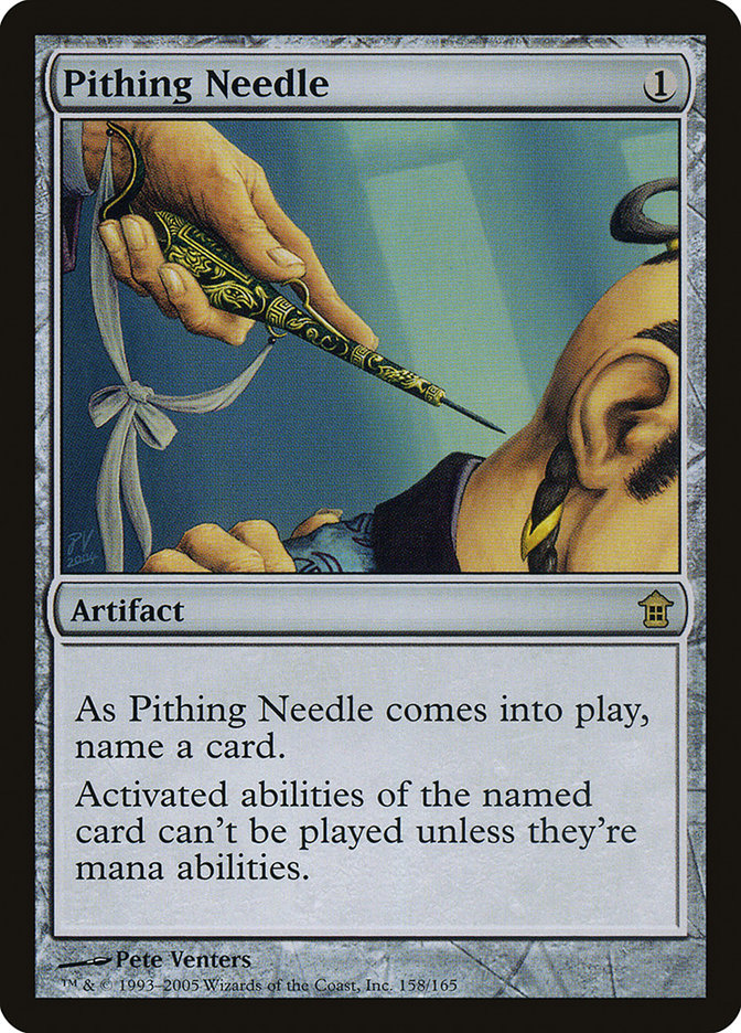 Pithing Needle [Saviors of Kamigawa] | Gamer Loot