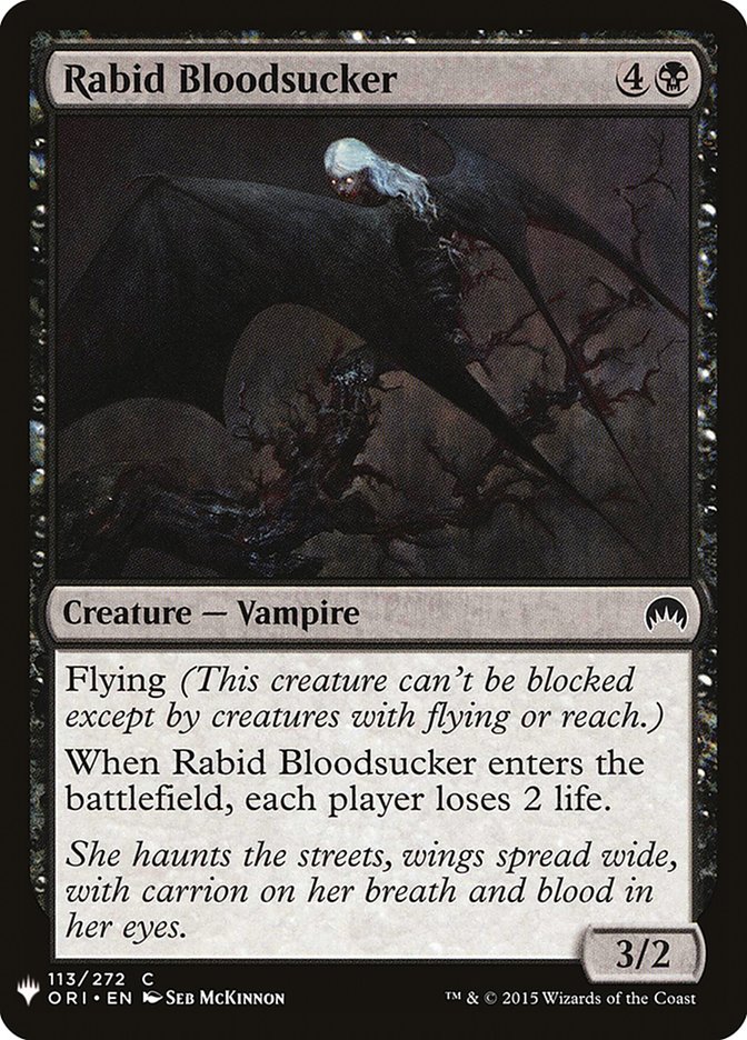 Rabid Bloodsucker [Mystery Booster] | Gamer Loot