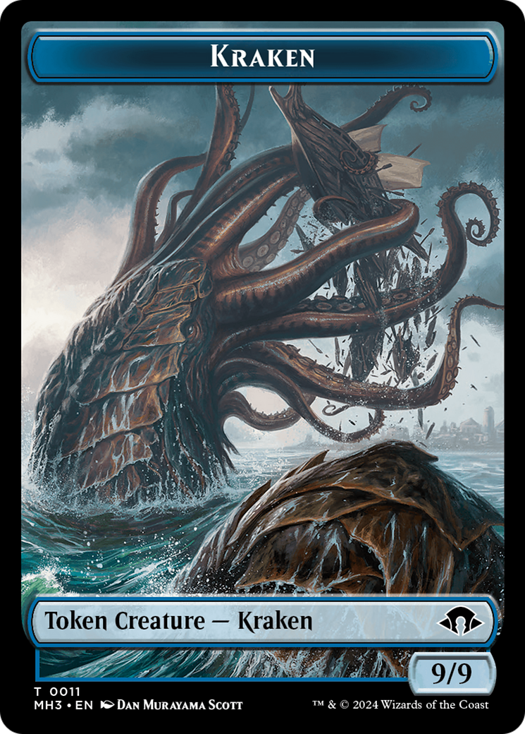 Servo // Kraken Double-Sided Token [Modern Horizons 3 Tokens] | Gamer Loot