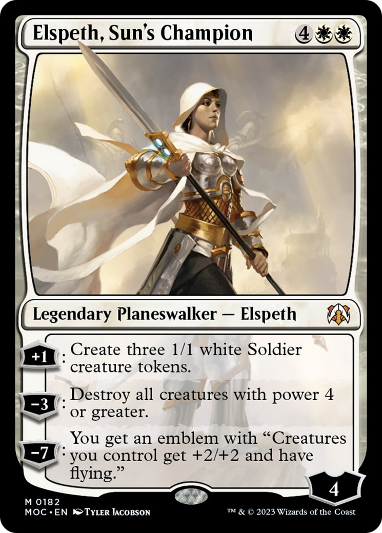 Elspeth, Sun's Champion [March of the Machine Commander] | Gamer Loot