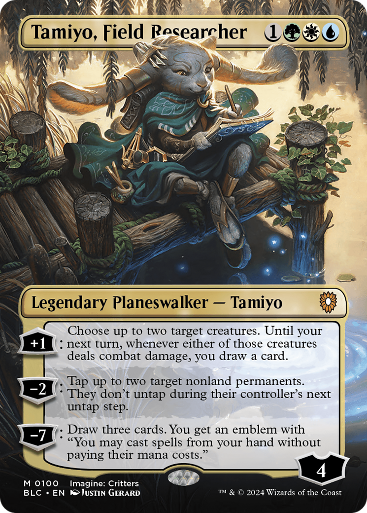 Tamiyo, Field Researcher (Borderless) [Bloomburrow Commander] | Gamer Loot