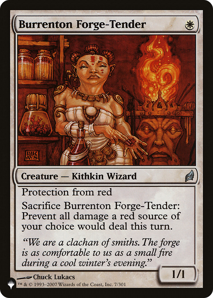 Burrenton Forge-Tender [The List Reprints] | Gamer Loot