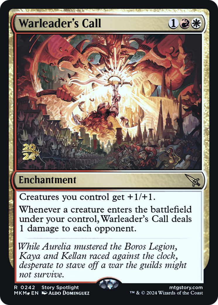 Warleader's Call [Murders at Karlov Manor Prerelease Promos] | Gamer Loot