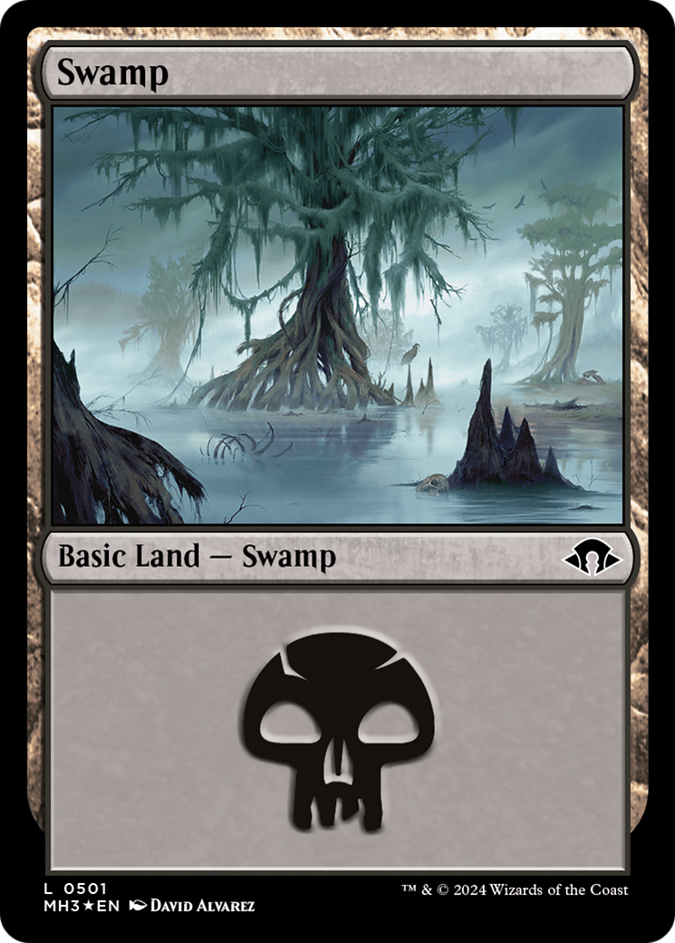 Swamp (0501) (Ripple Foil) [Modern Horizons 3] | Gamer Loot