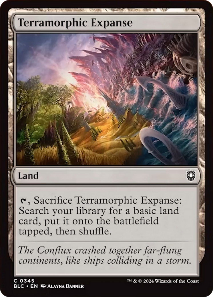 Terramorphic Expanse [Bloomburrow Commander] | Gamer Loot