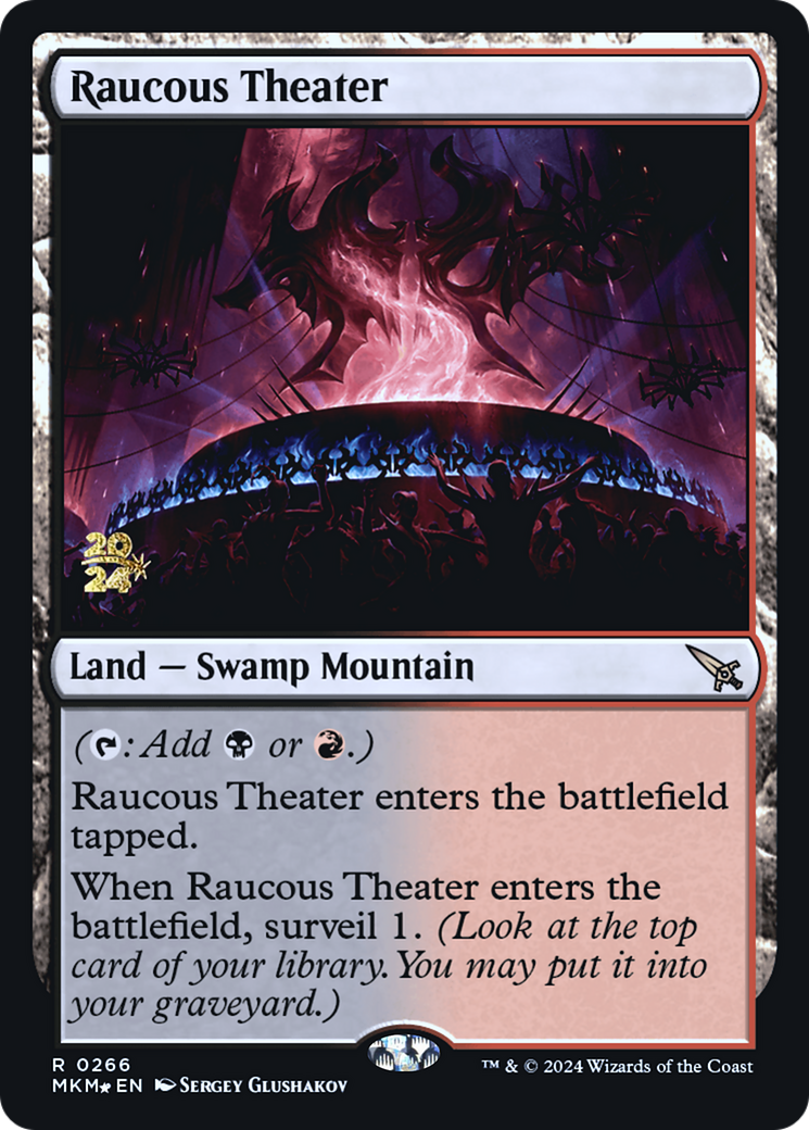 Raucous Theater [Murders at Karlov Manor Prerelease Promos] | Gamer Loot