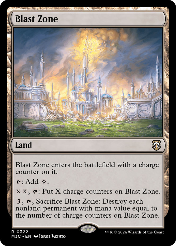 Blast Zone (Ripple Foil) [Modern Horizons 3 Commander] | Gamer Loot