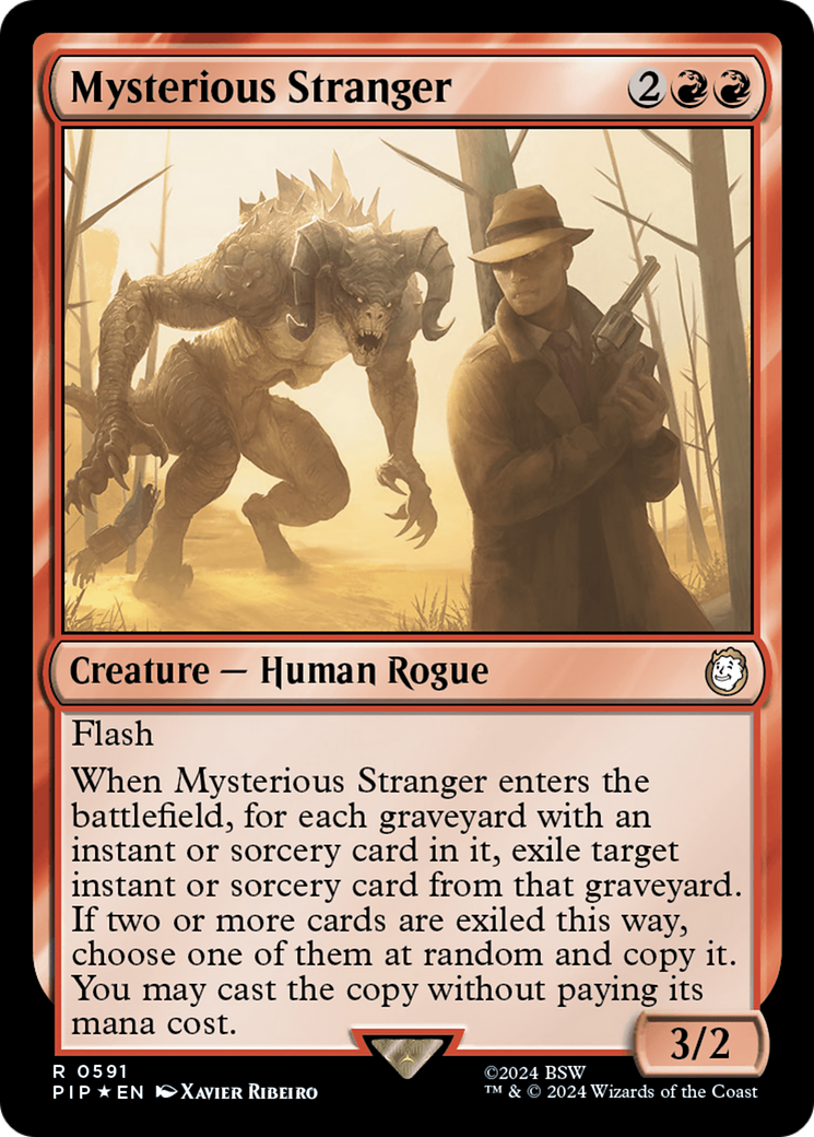 Mysterious Stranger (Surge Foil) [Fallout] | Gamer Loot