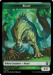 Beast (0016) // Copy Double-Sided Token [Modern Horizons 3 Commander Tokens] | Gamer Loot