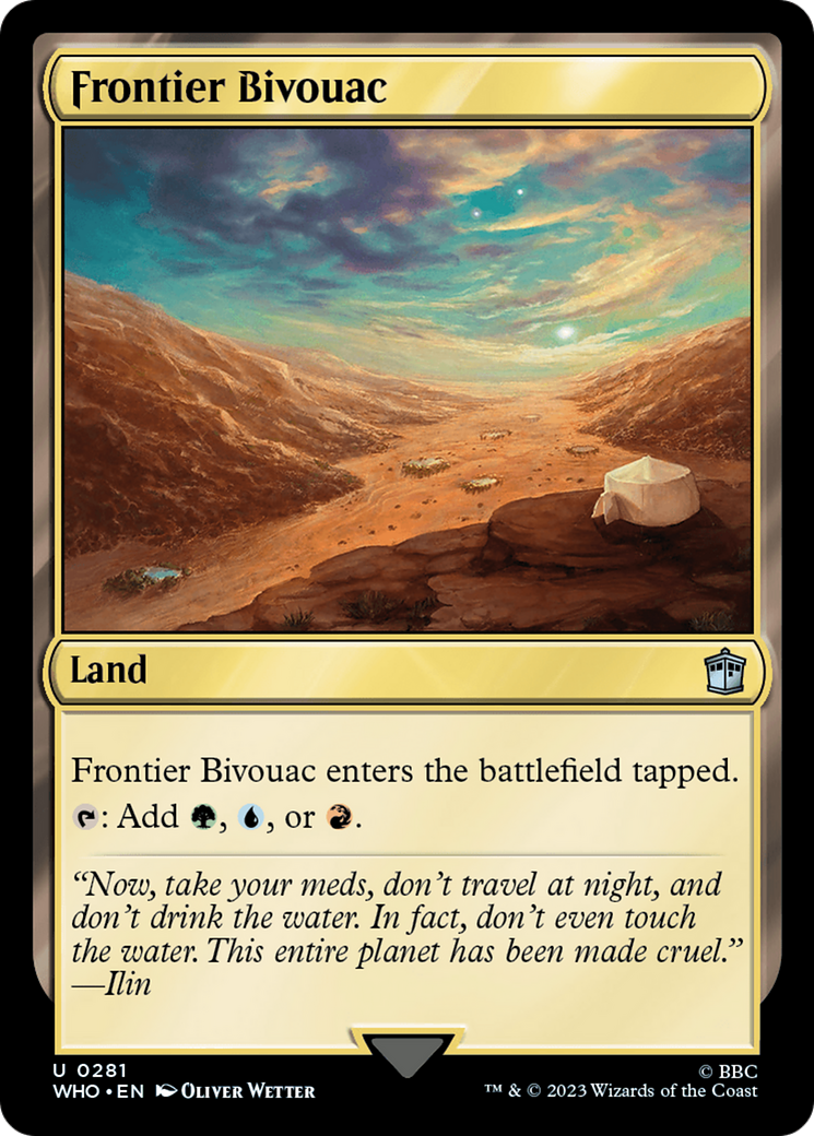 Frontier Bivouac [Doctor Who] | Gamer Loot