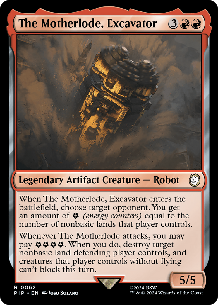 The Motherlode, Excavator [Fallout] | Gamer Loot