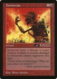 Incinerate (Oversized) [Oversize Cards] | Gamer Loot