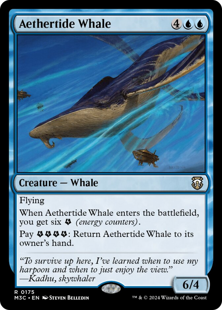 Aethertide Whale [Modern Horizons 3 Commander] | Gamer Loot