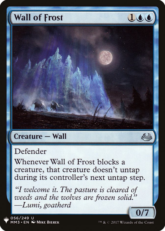 Wall of Frost [Mystery Booster] | Gamer Loot