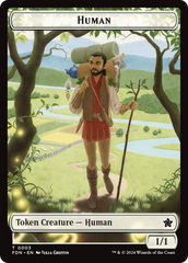 Copy // Human Double-Sided Token [Foundations Tokens] | Gamer Loot