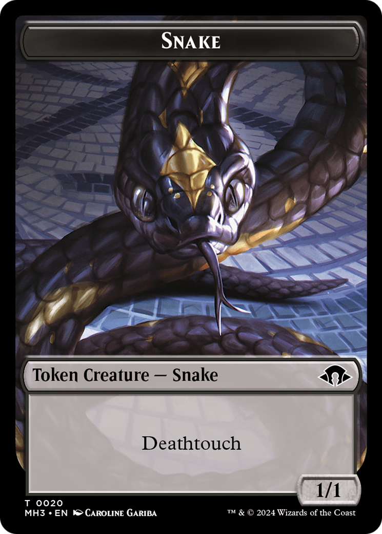 Servo // Snake Double-Sided Token [Modern Horizons 3 Tokens] | Gamer Loot