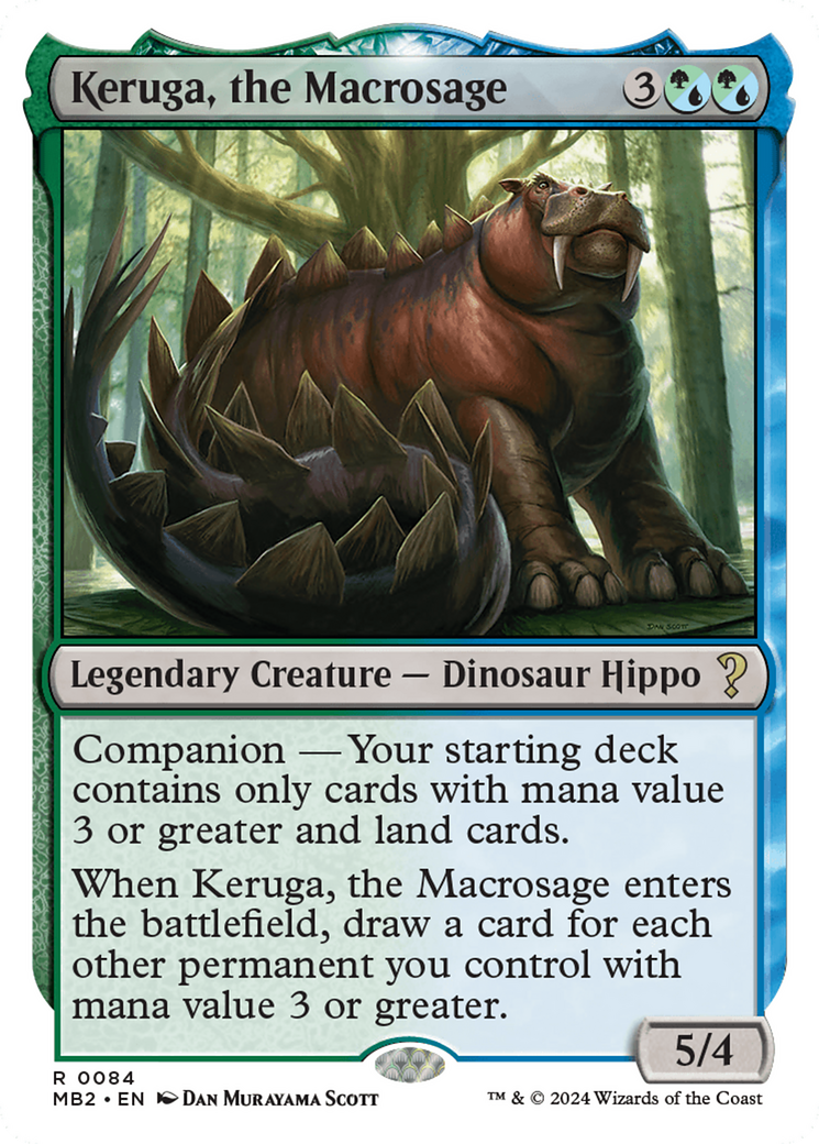 Keruga, the Macrosage (White Border) [Mystery Booster 2] | Gamer Loot