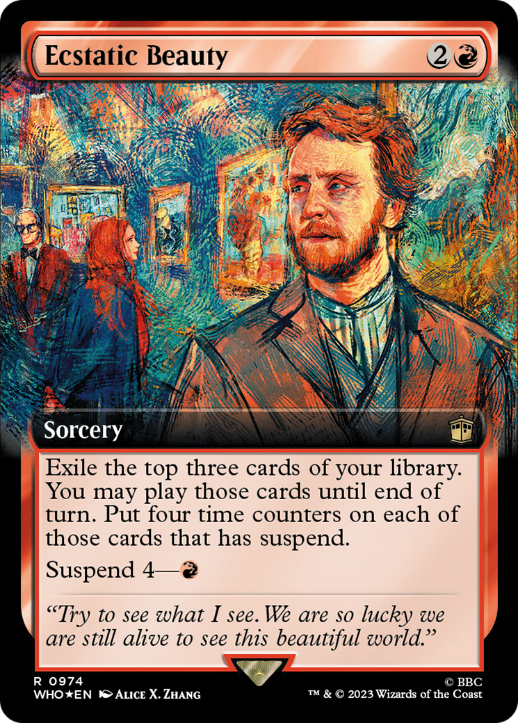 Ecstatic Beauty (Extended Art) (Surge Foil) [Doctor Who] | Gamer Loot