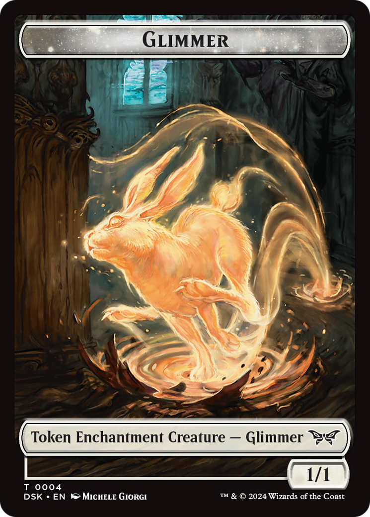 Glimmer Token [Duskmourn: House of Horror Tokens] | Gamer Loot