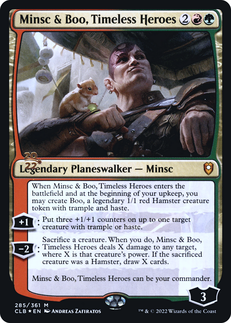 Minsc & Boo, Timeless Heroes (Promo Pack) [The Lost Caverns of Ixalan Promos] | Gamer Loot