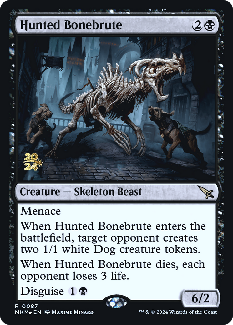 Hunted Bonebrute [Murders at Karlov Manor Prerelease Promos] | Gamer Loot