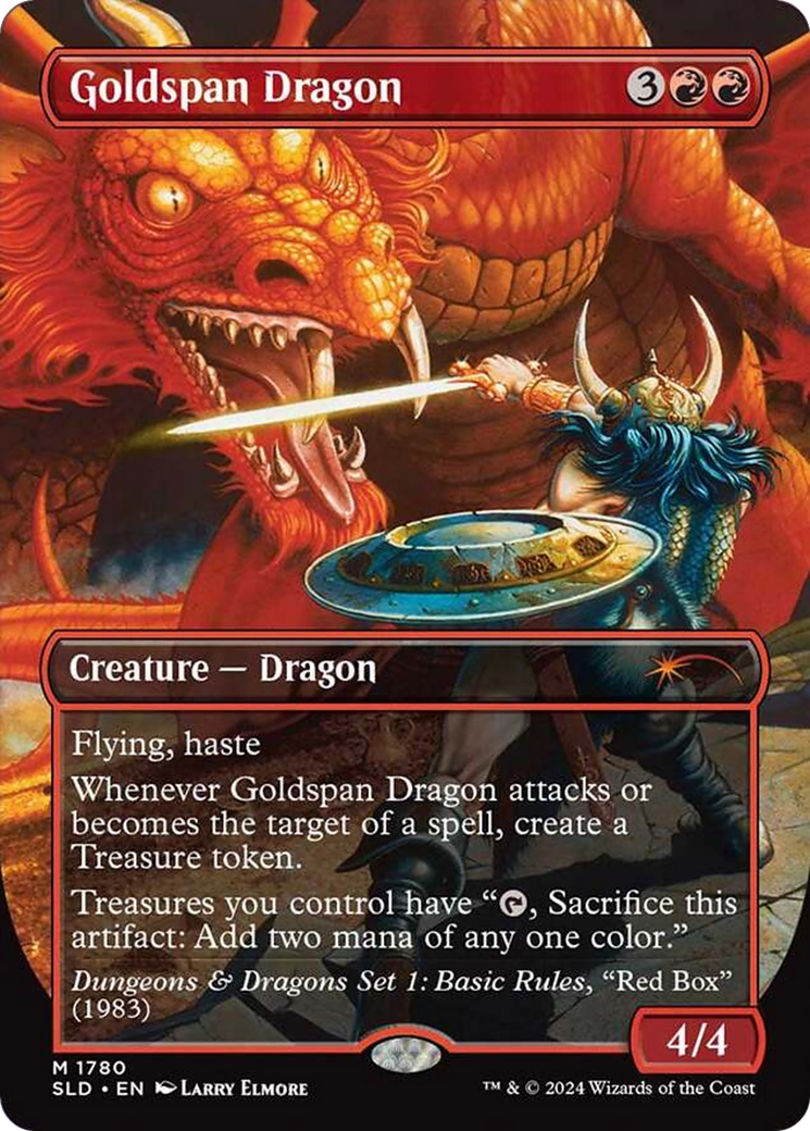 Goldspan Dragon (Rainbow Foil) [Secret Lair Drop Series] | Gamer Loot