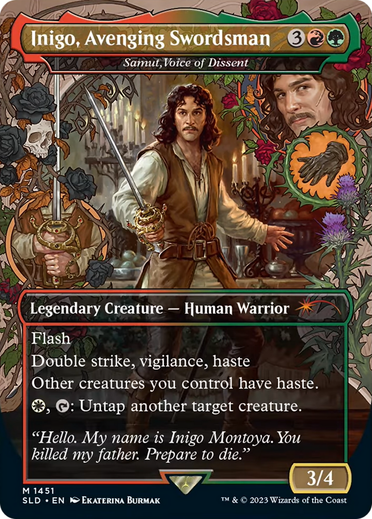 Inigo, Avenging Swordsman - Samut, Voice of Dissent [Secret Lair Drop Series] | Gamer Loot