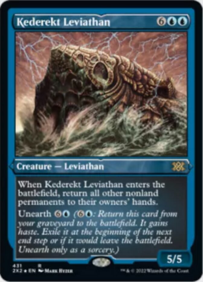 Kederekt Leviathan (Foil Etched) [Double Masters 2022] | Gamer Loot