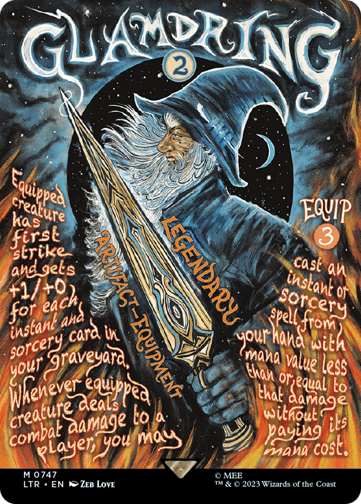 Glamdring (Borderless Poster) [The Lord of the Rings: Tales of Middle-Earth] | Gamer Loot