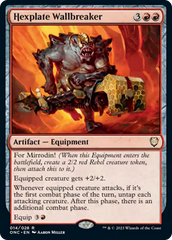 Hexplate Wallbreaker [Phyrexia: All Will Be One Commander] | Gamer Loot