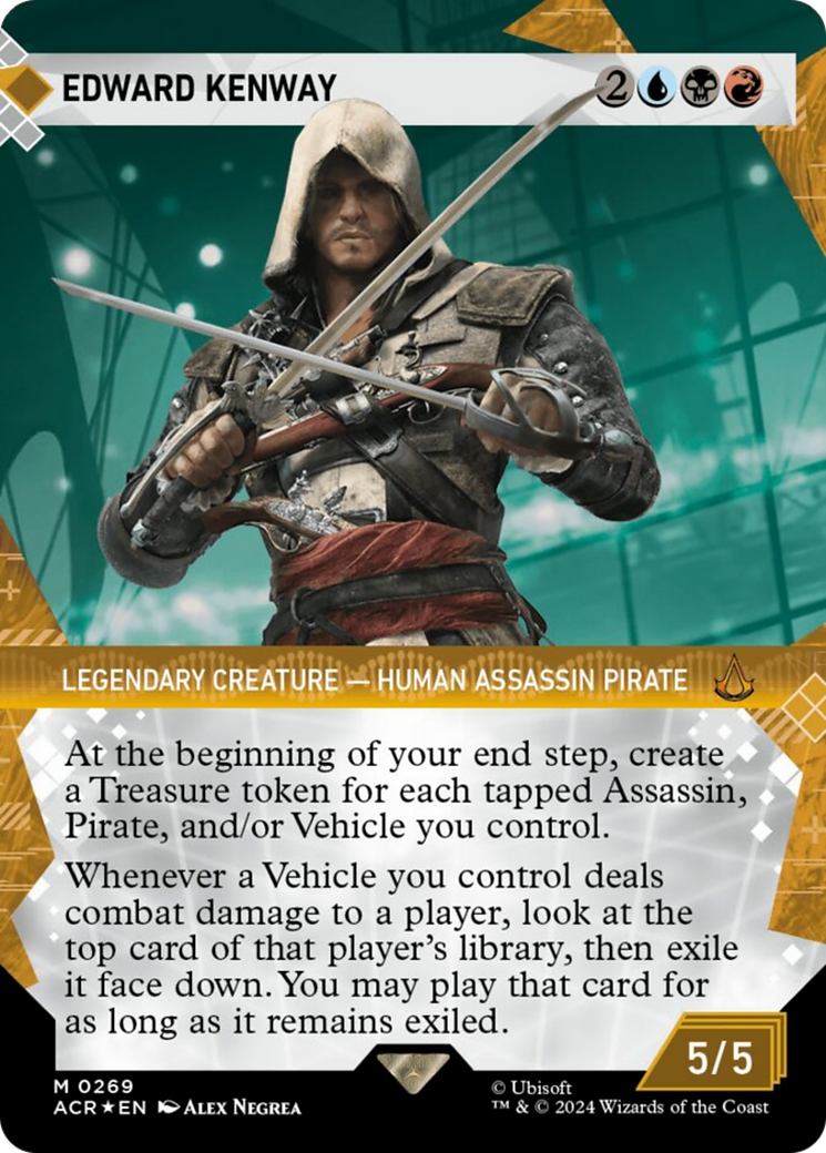 Edward Kenway (Showcase) (Textured Foil) [Assassin's Creed] | Gamer Loot