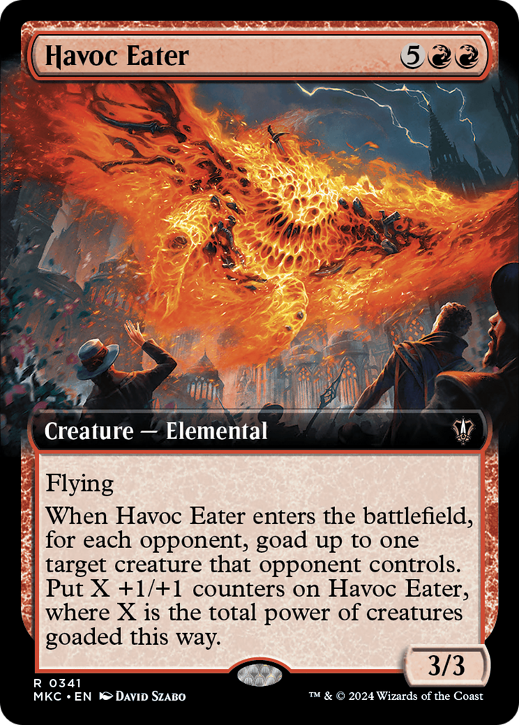 Havoc Eater (Extended Art) [Murders at Karlov Manor Commander] | Gamer Loot