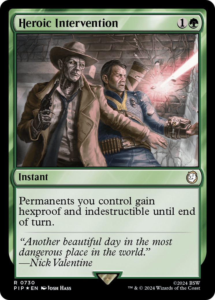 Heroic Intervention (Surge Foil) [Fallout] | Gamer Loot