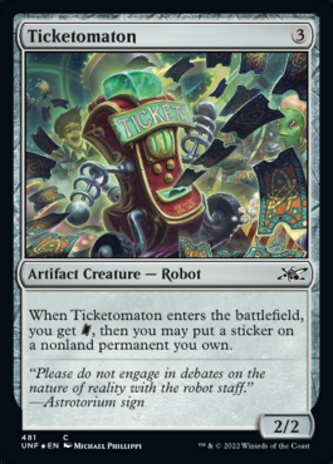 Ticketomaton (Galaxy Foil) [Unfinity] | Gamer Loot