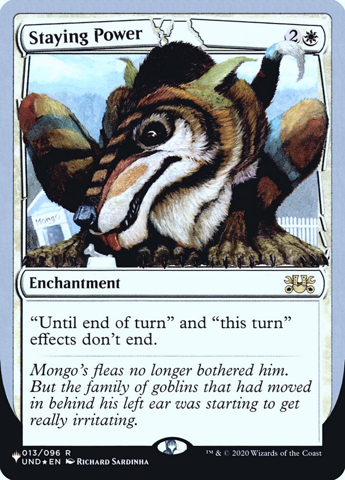 Staying Power (Unfinity Foil Edition) [The List] | Gamer Loot
