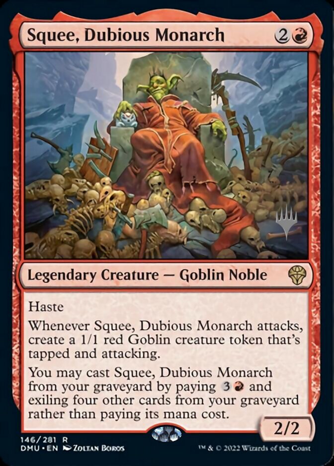 Squee, Dubious Monarch (Promo Pack) [Dominaria United Promos] | Gamer Loot